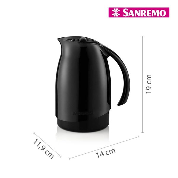 Foto do produto BULE TÉRMICO PLÁSTICO CUIDAR 700ML | TETERA TÉRMICA PLÁSTICA CUIDAR 700ML | CUIDAR PLASTIC THERMO BULE 23.6FL OZ