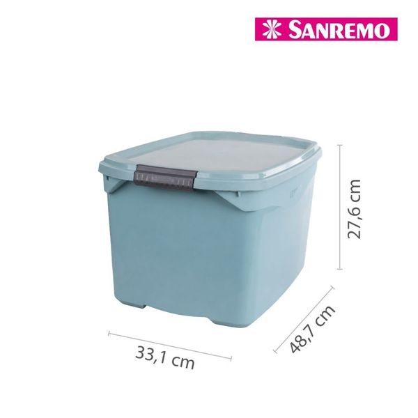 Foto do produto ORGANIZADOR PLÁSTICO SANREMO 29L | ORGANIZADOR PLÁSTICO SANREMO 29L | SANREMO  PLASTIC ORGANIZER 7.6GAL