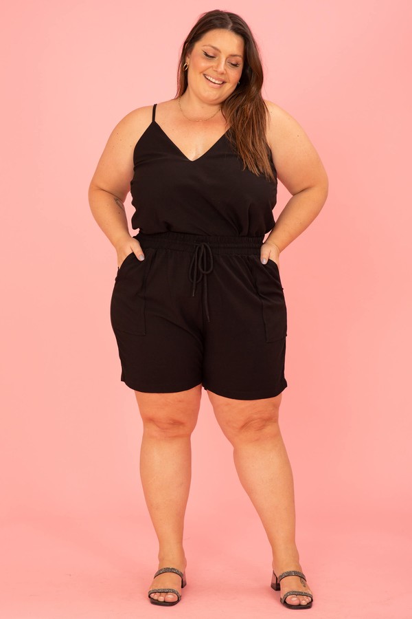 Foto do produto SHORT VISCOSE GABI PRETO