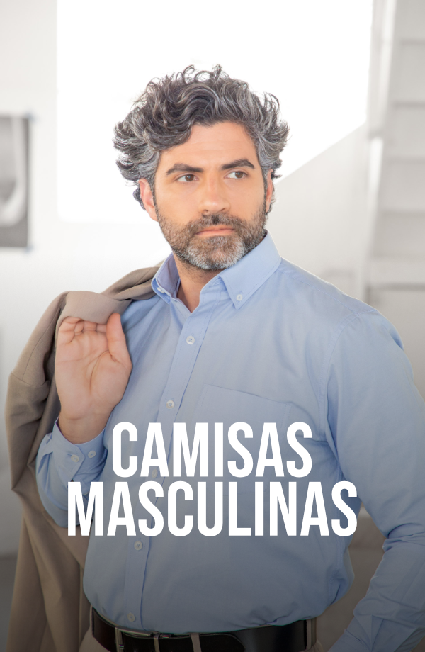 [ Home ] Banner Categoria Camisas Masculinas
