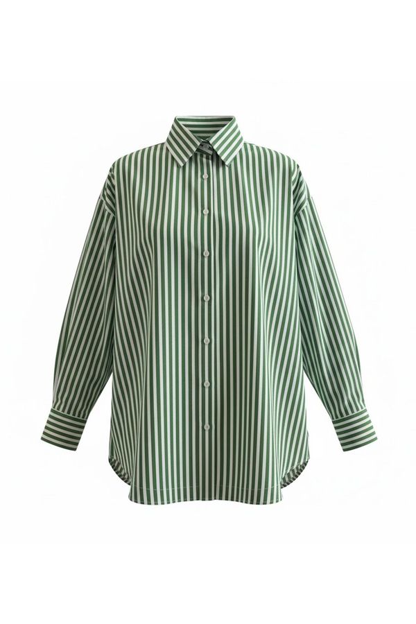 Foto do produto Camisa Bruna Listrada Verde