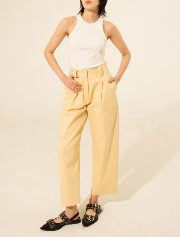 Foto do produto Calça Ava Amarelo Manteiga