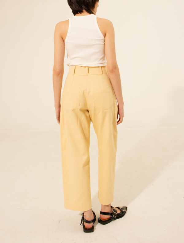 Foto do produto Calça Ava Amarelo Manteiga
