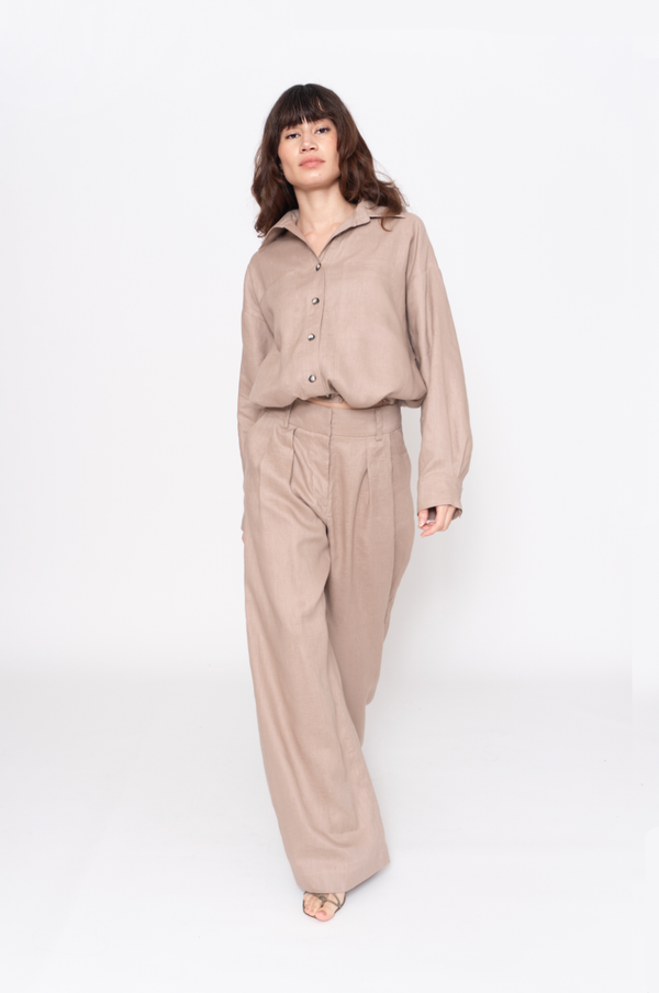 Foto do produto Overshirt Eliza Linho