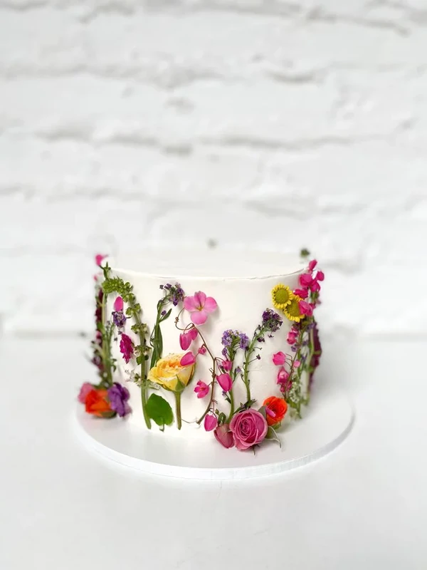 Foto do produto flowers cake