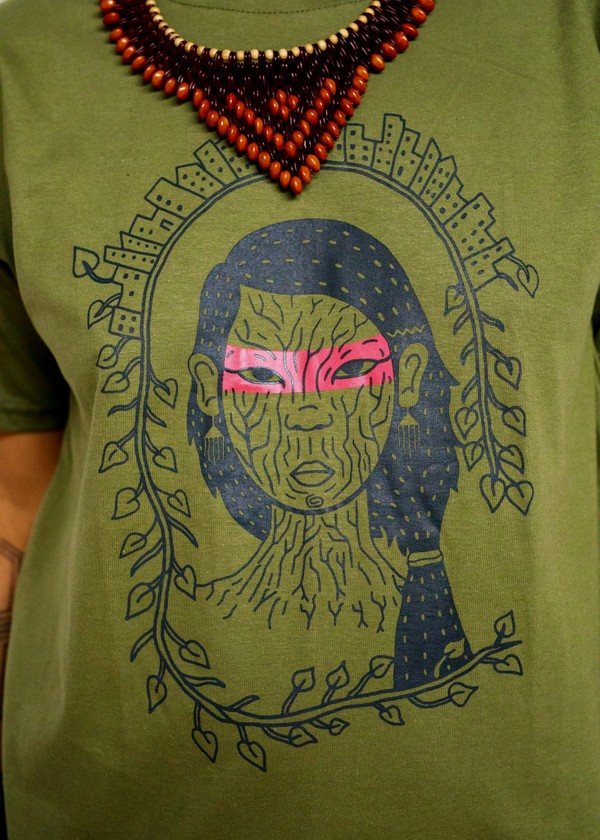 Foto do produto Camiseta Mulher-Planta| Natalia Lobo
