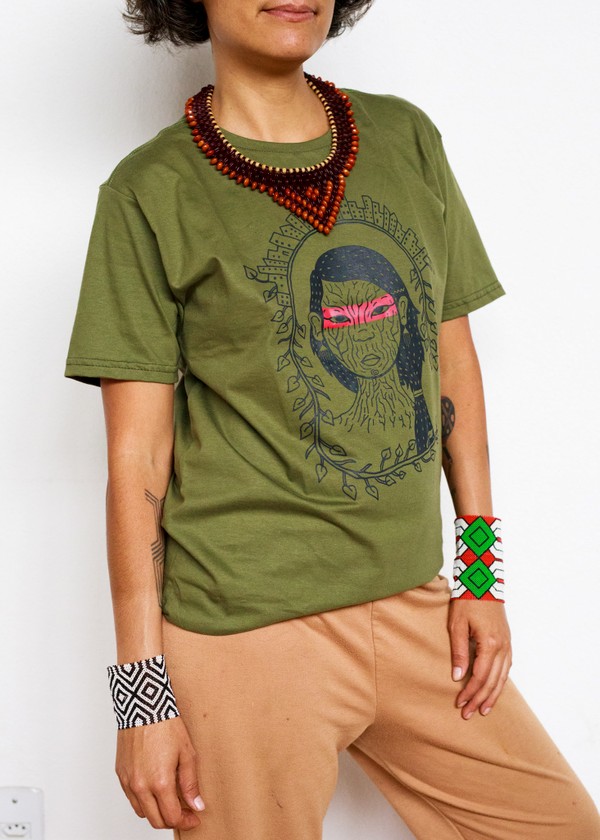 Foto do produto Camiseta Mulher-Planta| Natalia Lobo