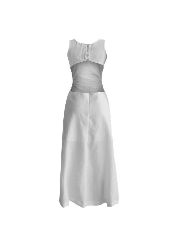 Foto do produto vestido dreaming linen white