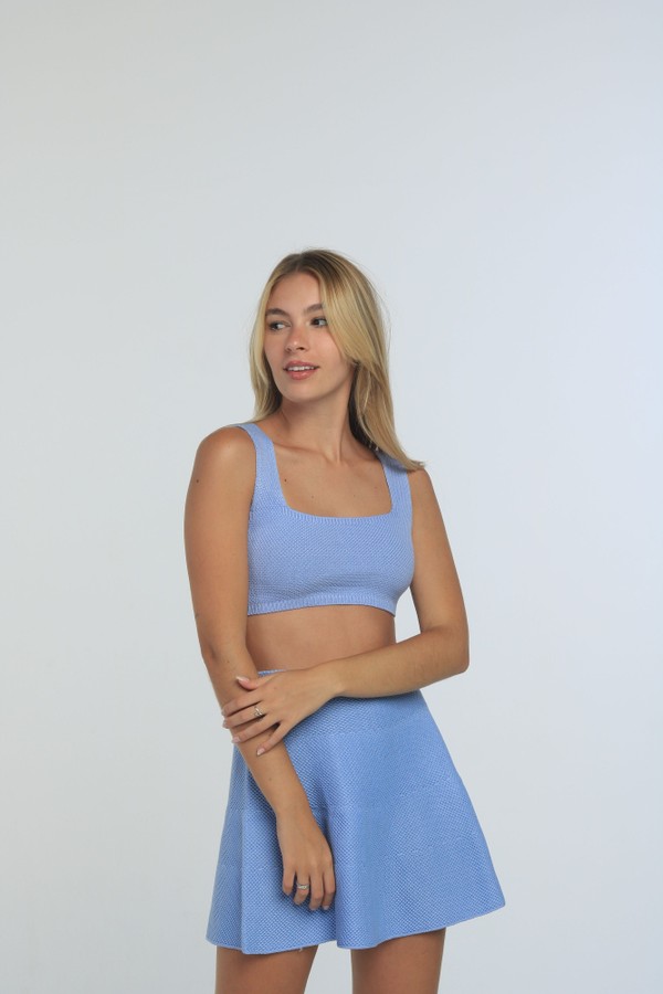 Foto do produto saia touch light blue | touch light blue skirt