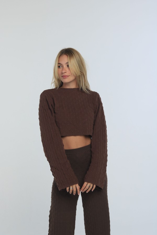 Foto do produto cropped treasure island brown | treasure island brown cropped