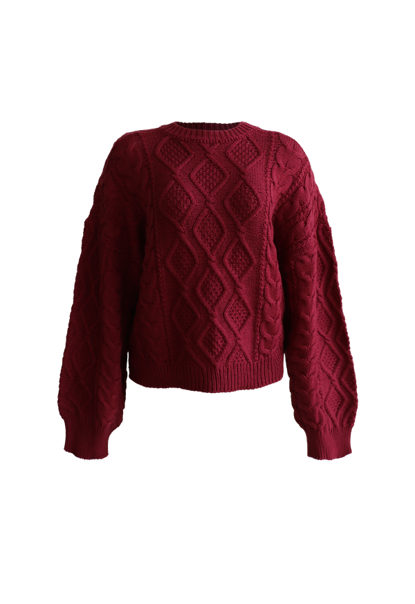 Foto do produto sweater cottony maroon