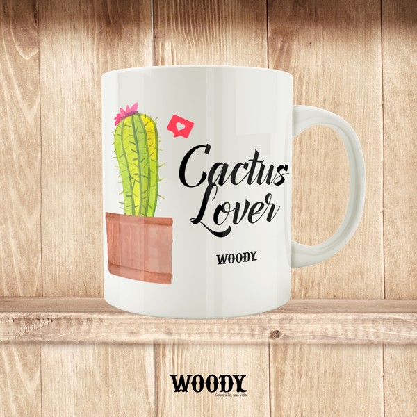 Caneca Cactus Lover - Woody 