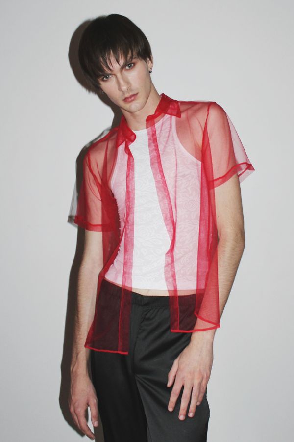 Camisa de tule Ilusão - Ed. Martian Red