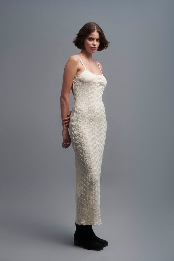 Vestido Fractal Ed.#2 - Manteiga