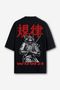 Camiseta Oversized Samurai - Preta