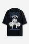Camiseta Oversized Força Viking - Preta