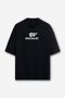 Camiseta Oversized Basic Iron Skull - Preta