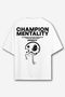 Camiseta Oversized Champion Mentality - Branca