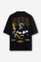 Camiseta Oversized Zeus - Preta