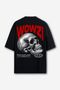 Camiseta Oversized Core Skull - Preta