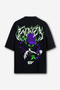Camiseta Oversized Macaco Dark - Preta