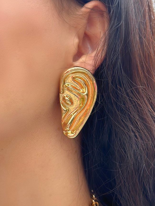 Brinco Orelha Dourado