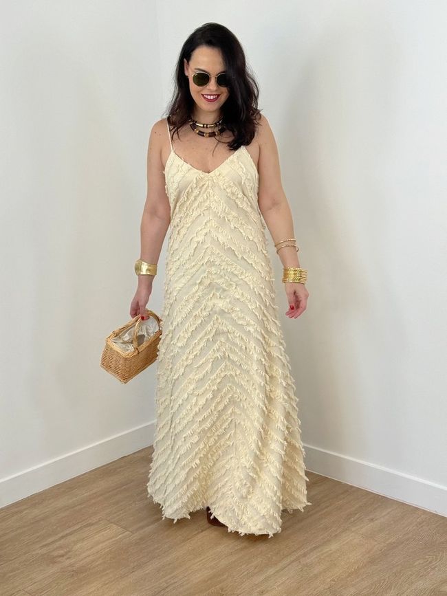 Vestido de Algodão Off