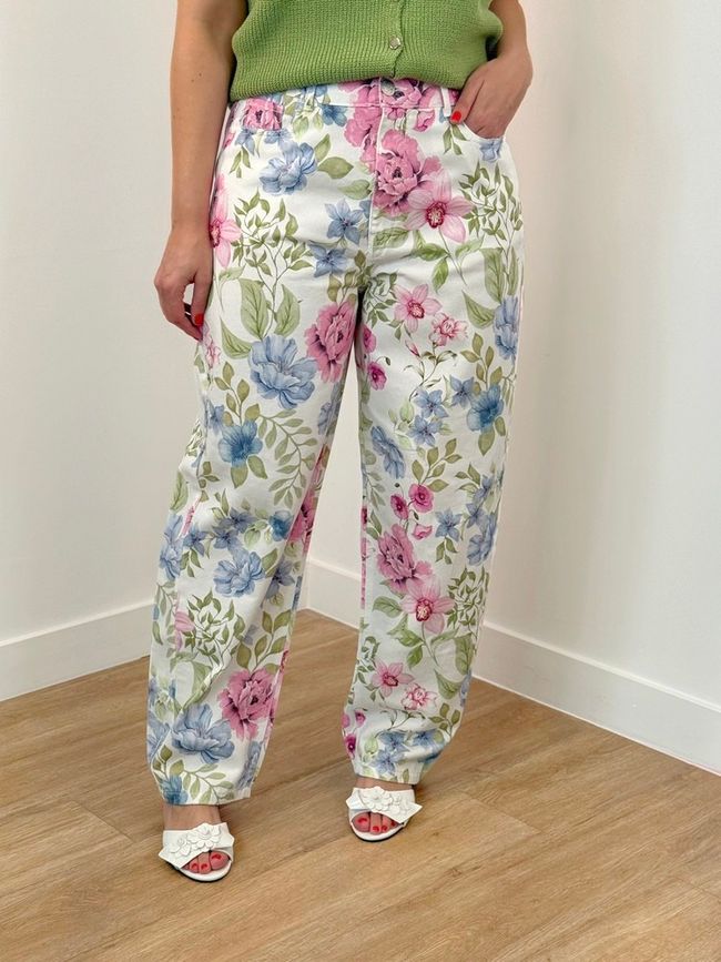 Jeans Balloon Flower