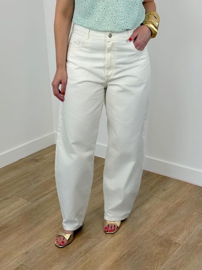 Jeans Balloon Branco