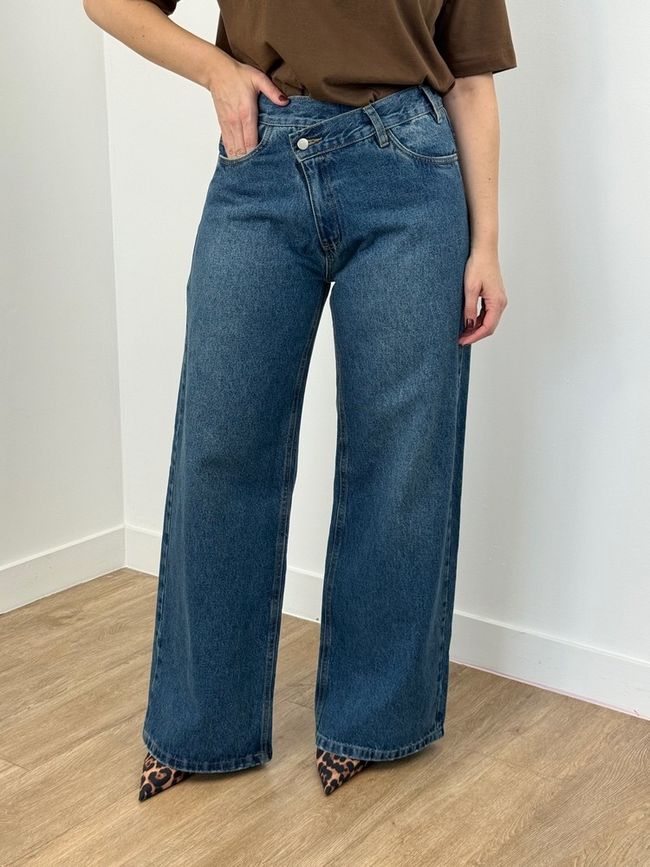 Jeans Cós Assimétrico