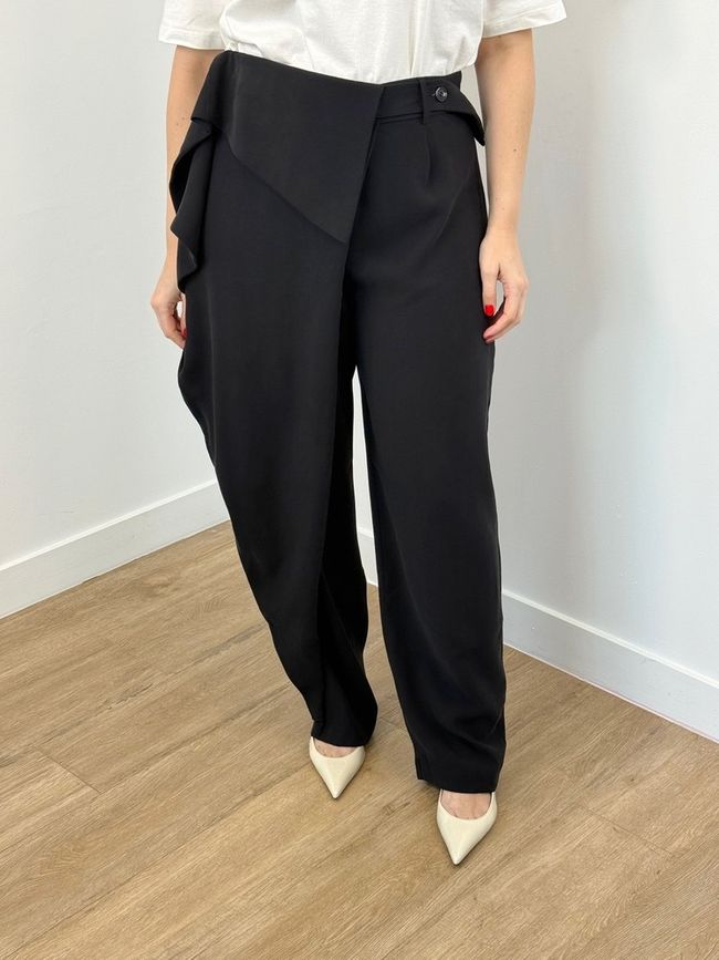 Calça Wrap Preta