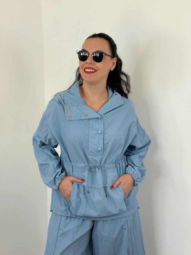 Blusa de Tactel Azul