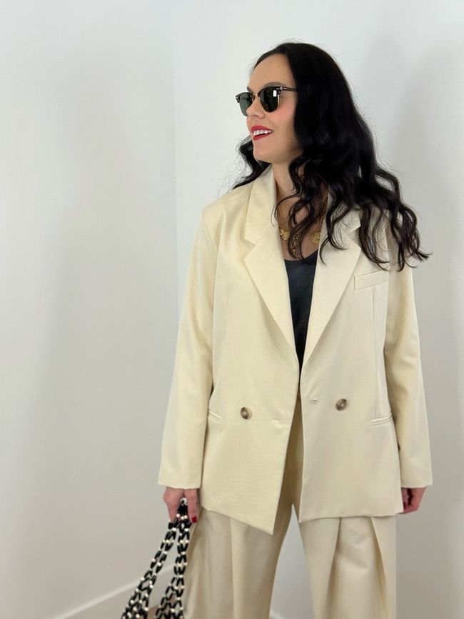 Blazer Oversized Creme