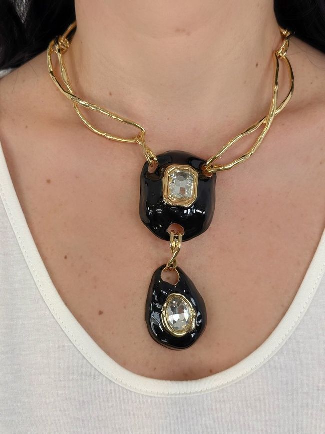 Colar de Metal Preto