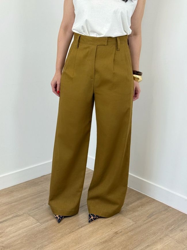 Calça de Rami Verde