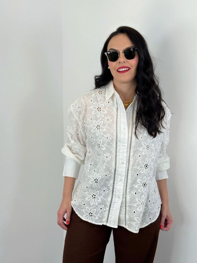 Camisa de Laise Branca