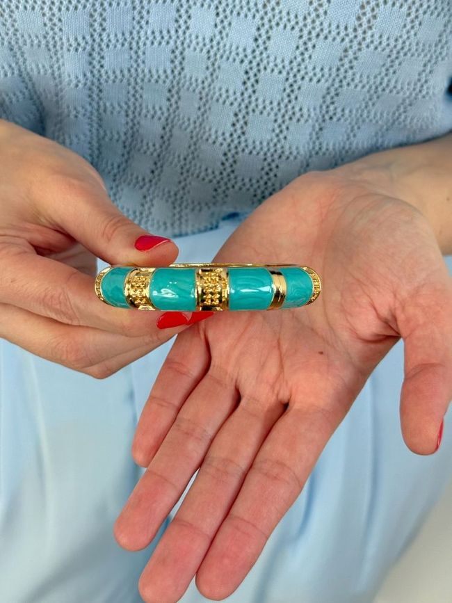 Bracelete Azul Claro