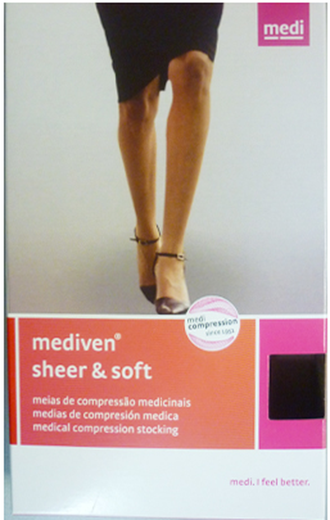 Meia Medi Sheer Soft 3/4 20-30mmHg