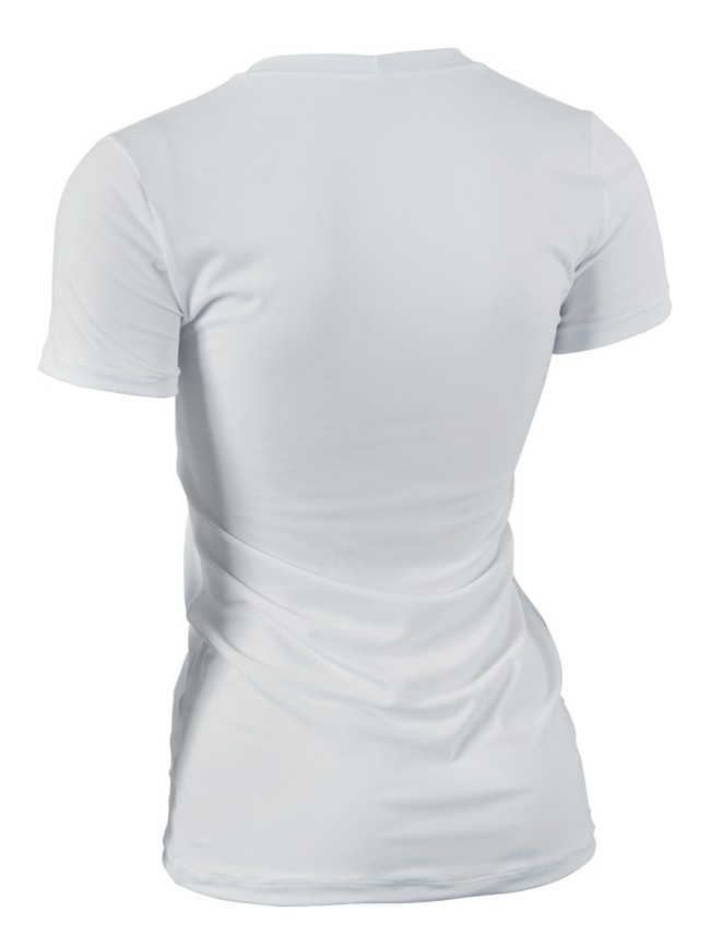 Camiseta Branco P Feminina Manga Curta Uv Sports