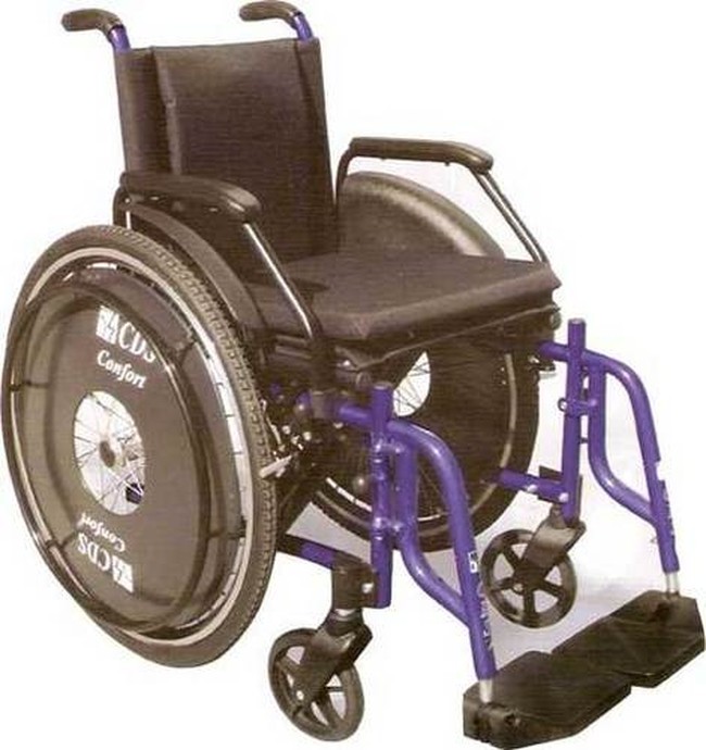 Cadeira De Rodas Confort Alumínio 44Cm Cds