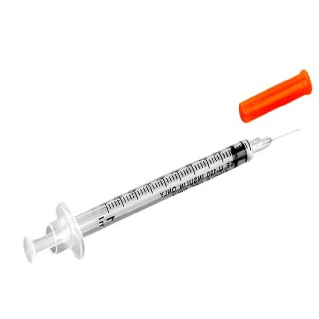 Seringa Insulina 0,5ml Agulha c/ 100UN