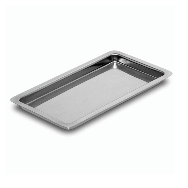 Bandeja Retangular Inox 30X20X1,5Cm