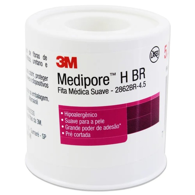 Curativo - 3M - Medipore - Fita Médica Suave