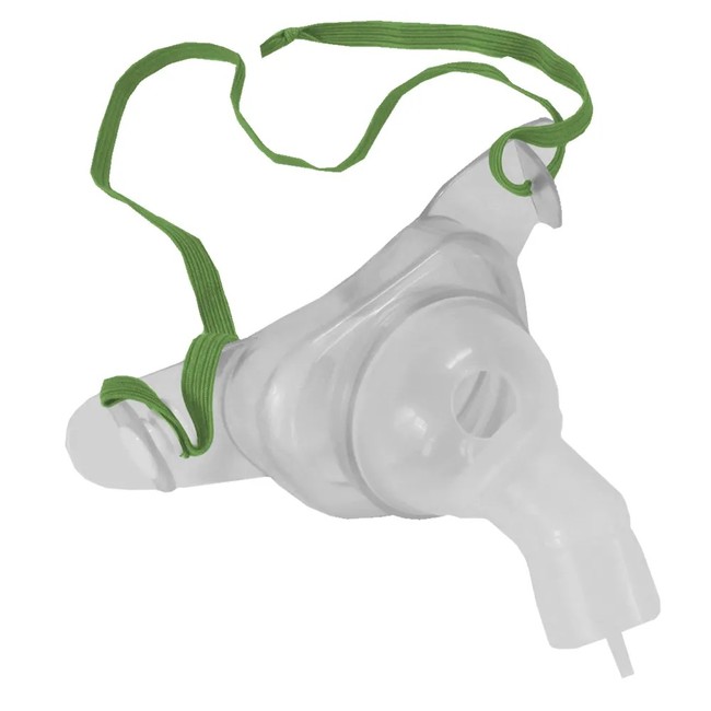 Máscara de Oxigênio Traqueostomia com Conector para tubo de Oxigênio