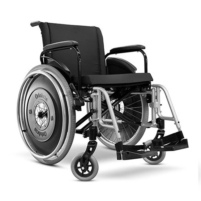 Cadeira De Rodas Dobrável em X Duplo Ulx 140KG Ortobrás