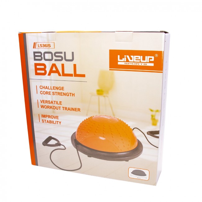 Bosu Ball 46CM com extensores LS3615 Liveup
