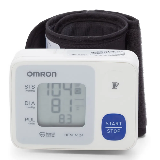 Monitor de Pressão Arterial de Pulso HEM-6124 Omron