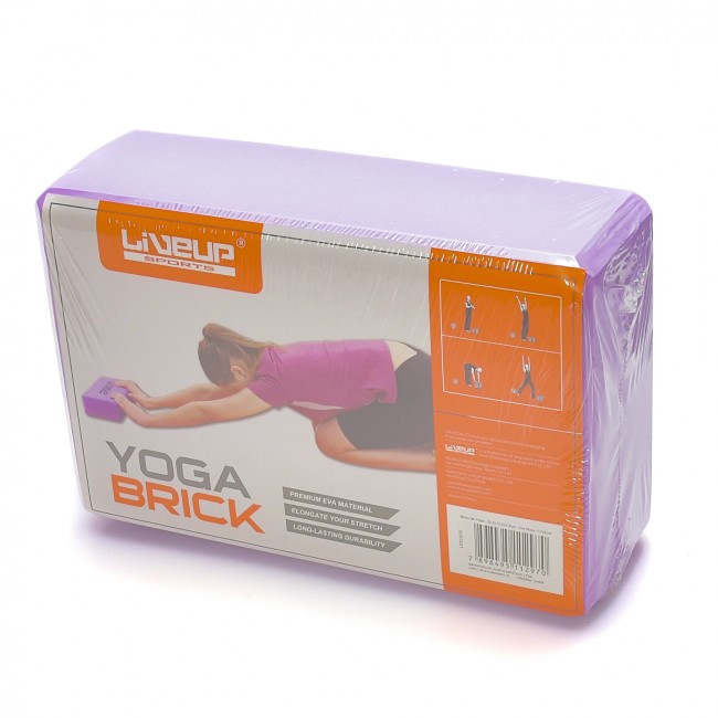 Bloco de Yoga 22,8x15,2x7,6cm Liveup