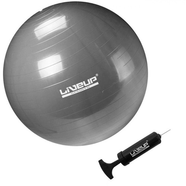 Bola Suíça 65cm Premium para Pilates, Ginástica e Fisioterapia com Bomba de Ar - LiveUp