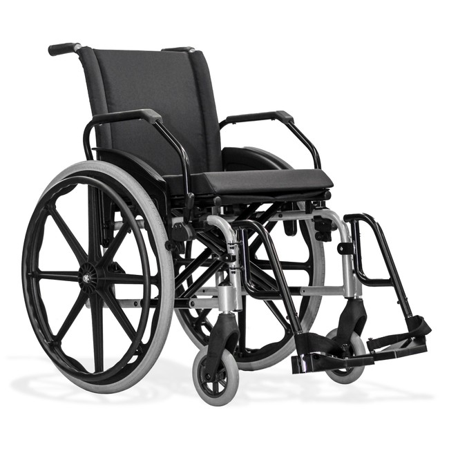 Cadeira de rodas manual dobrável KE até 120KG Ortobras